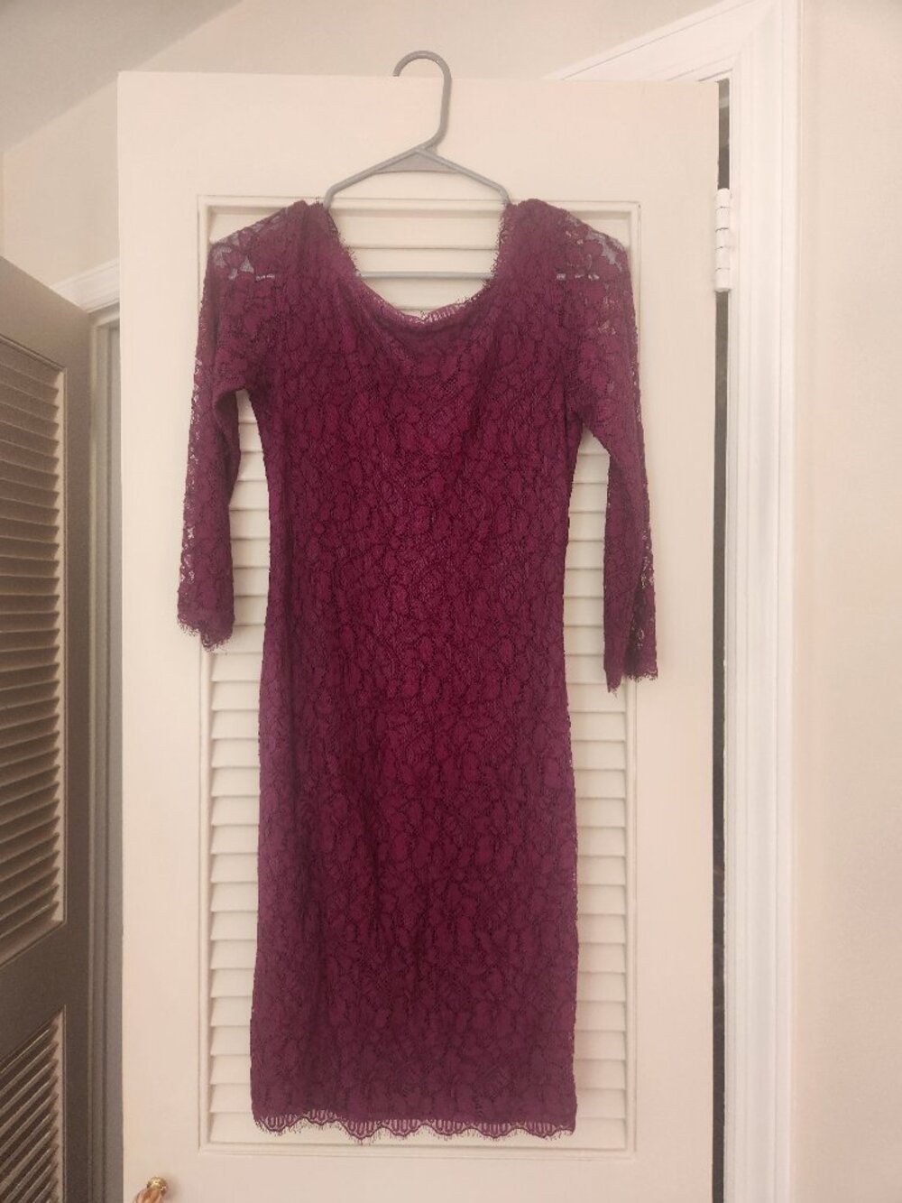 DVF Lace Body Con Mini